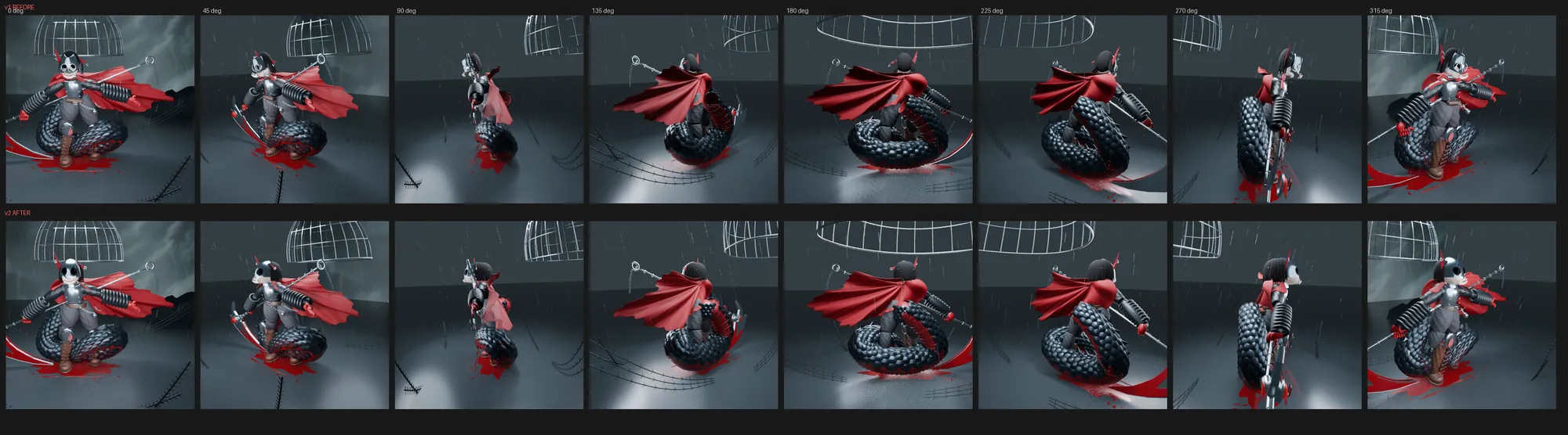 Eight-angle orbit of Astra v1 above and v2 below