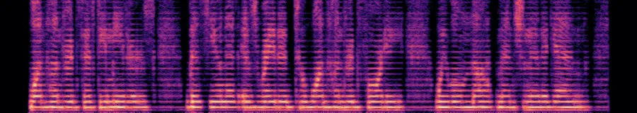 Spectrogram of the channel vocoder version