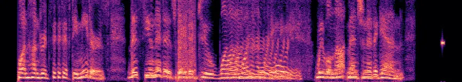 Spectrogram of the stack with the number staggered