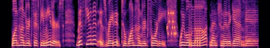 Spectrogram with nine glitches at once