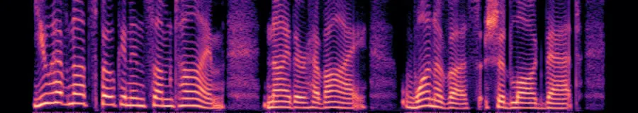 Spectrogram of the clean silence line